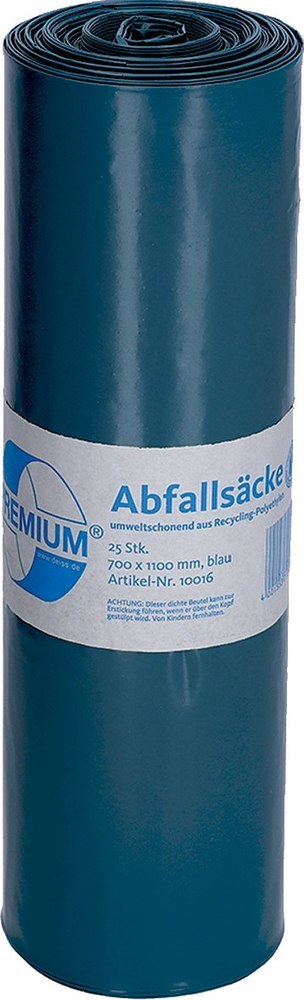 DEISS Müllsack 120 l blau 700x1100x0,08 mm blau Produktbild img1 L