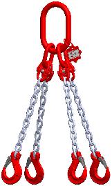 FS-Hebetechnik Kettengehänge verz 4-strängig L 2 m Tragkraft 45-60° 3t Produktbild