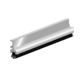 ELLEN Abdichtungsschiene ATS-B z. nageln Alu silber, H 18 x L 2300mm Produktbild