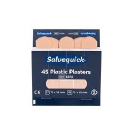 Salvequick Nachfüllpack 6x 45 Pflaster wasserabweisend Produktbild