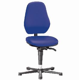 bimos Laborstuhl mit Synchronmechanik, Kunstlederpolster Skai Produktbild