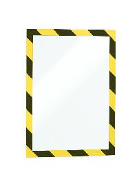 Durable Magnetrahmen SECURITY A4 gelb/schwarz Produktbild