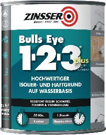 ZINSSER Bulls Eye 1-2-3 Plus Grundierung weiß 1 Liter Produktbild