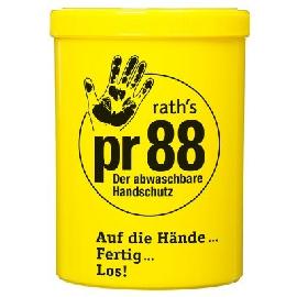 rath's Hautschutzcreme Pr 88 vor und nach der Arbeit erleichtert Hautreinigung 1L Dose Produktbild