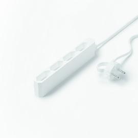 Halemeier 4-fach Verteiler,für Euroflachstecker,weiß Produktbild