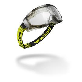 Bollé Safety Vollsichtbrille, klare PC-Scheibe, kratzfest & beschlagfrei PLATINUM Lite - Schwarz PVC Rahmen - Belüftung Produktbild