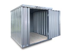 SÄBU Materialcontainer FLADAFI® MC 1200 verzinkt, zerlegt, 2,00m Produktbild