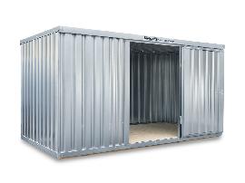 SÄBU Materialcontainer MC 1400verzinkt, zerlegt, 4,00 m Produktbild