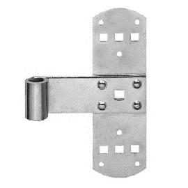 POLLMANN Kreuzbd., 50,m. aufgeniet. Rolle, Dorn13mm,160mm,Eisen, galvanisch hell verzinkt Produktbild