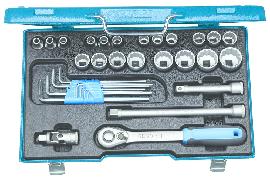 GEDORE Steckschlüsselsatz 31-teilig,12-kant, 1/2", 10-36mm, D19 VMU 20 Produktbild