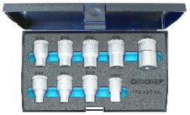 GEDORE TX 19 E-09 Steckschlüssel-Satz 1/2" 9-teilig Außen-TX E10-E24 Produktbild