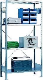 SCHULTE Lagertechnik Steckregal (Nennmaß H x B x T: 2000 x 1000 x 400 mm) Produktbild