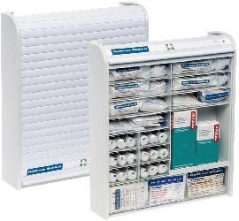 Holthaus Medical Verbandschrank Rollmed mit Rollo, gefüllt,DIN 131 Produktbild