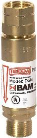 IBEDA DGN Sicherheitseinrichtung Brenngas G3/8" LH Produktbild