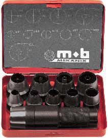 Peddinghaus Locheisen-Satz 3-30mm gerade Produktbild