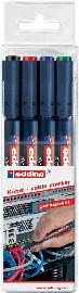 edding Kabelmarker Nr. 8407 Set 4 Stück Produktbild