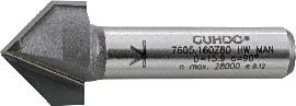 GUHDO HW-V-Nutfräser Z2 S8 D16 90° Produktbild