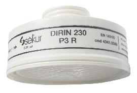 EKASTU Safety Partikelfilter DIRIN 230, P3, Rundgewinde Rd40 DIN EN 148-1, 66g Produktbild