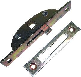 GSG Baubeschläge Einreiberschlösschen Nr.717, 17mm Dorn hell verzinkt Produktbild