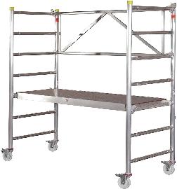 müba Alu-Rollgerüst Typ Boy 1, 1,80 x 0,79m, Arbeitshöhe 2,80m Produktbild