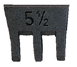 SFIX Hammerkeil Größe 00 13mm Produktbild