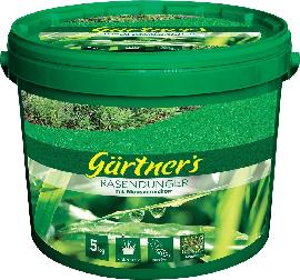 Gärtner`s Rasendünger mit Moosvernichter, 5kg Eimer Produktbild