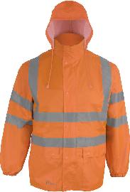 ASATEX Prevent® Warnschutz-Regenjacke, warnorange, Größe L Produktbild
