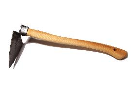 Krumpholz Werkzeugfrabrik seit 1799 Handhacke Herzform m. Eschen-Kuhfuß-Stiel Produktbild