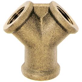 Lüdecke Dreiwegestück Temperguss mit 3 x R3/4" Innengewindeanschluß Produktbild