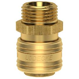 Lüdecke MS-AG Schnellverschluß Standard-Kupplung ES-14A G1/4" blank eins. sp. Produktbild