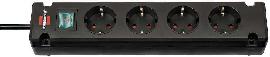 brennenstuhl Bremounta Steckdosenleiste 4-fach schwarz 1,5m, schwarz Produktbild