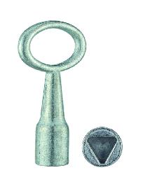 Bever & Klophaus OA-Dornschlüssel, oval, D, Zinkdruckguss Produktbild