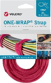 VELCRO ONE-WRAP® 20x330mm rot 25 Stück Produktbild