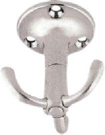 FORMAT Garderob.-Hut- und Mantelhaken,Dreifachhaken, Bestla,H58mm,Aluminium EV1 poliert Produktbild