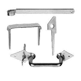 POLLMANN Stallt.kl.grt.,mit Haken, L Klinkh. 250mm,zum Einschlagen,Eisen, galv.hell verz. Produktbild