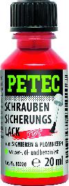 PETEC Schraubensicherungslack rot, 20ml Produktbild
