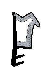 TRELLEBORG FT-Überschlagdichtung, L2110, grau, zum Einnuten, TSP-FOAM Produktbild