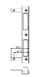 SSF W-Schließblech 170 x 20 x 8 mEinl.o. Befw. Edelstahl Produktbild