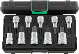 STAHLWILLE 1/2" (12,5mm) Satz Schraubendrehereinsätze INHEX Nr.54/10 KN 10-teilig Produktbild
