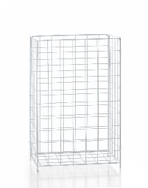 ELOS Gitterabfallkorb 60 Liter weiß, Metall Produktbild