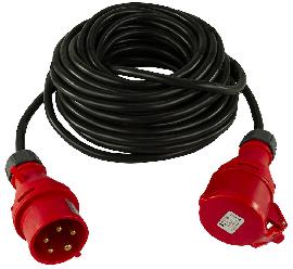 REV CEE-Verlängerung 20m PVC schwarz 5-polig Produktbild