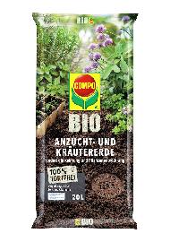 COMPO BIO BIO Anzucht- und Kräutererde 20 L Produktbild