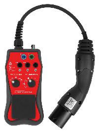 BENNING Messadapter Prüfung EVSE-Ladestationen Wallboxen VDE0100-600 VDE0105-100 Ladebetriebsart 3 Typ-2-Steckverbinder Phase Proximity-Pilot Control-Pilot Produktbild