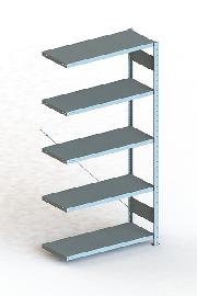 META Anbauregal CLIP 230 S3 Längsriegel 2000x1000x400 5 Böden, vzk, zerlegt Produktbild