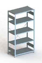 META Grundregal CLIP 100 S3 Längsriegel 2000x1000x500 5 Böden, vzk, zerlegt Produktbild