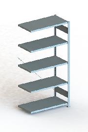 META Anbauregal CLIP 100 S3 Längsriegel 2000x1000x500 5 Böden, vzk, zerlegt Produktbild