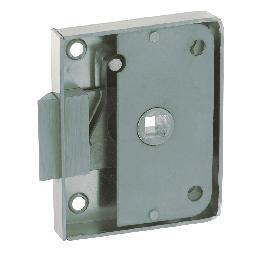 JuNie Möbel-Fallenschloss 1591,D 30mm, ohne Schließblech, STA vernickelt, rechts/links Produktbild