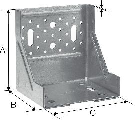 SIMPSON Strong-Tie Winkelverbinder ACW155 Produktbild