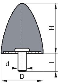 Elko Gummi Anschlag Puffer GP EP Produktbild