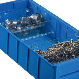 allit ProfiPlus ShelfBox Divider S Trennsteg transparent 4 St. Produktbild